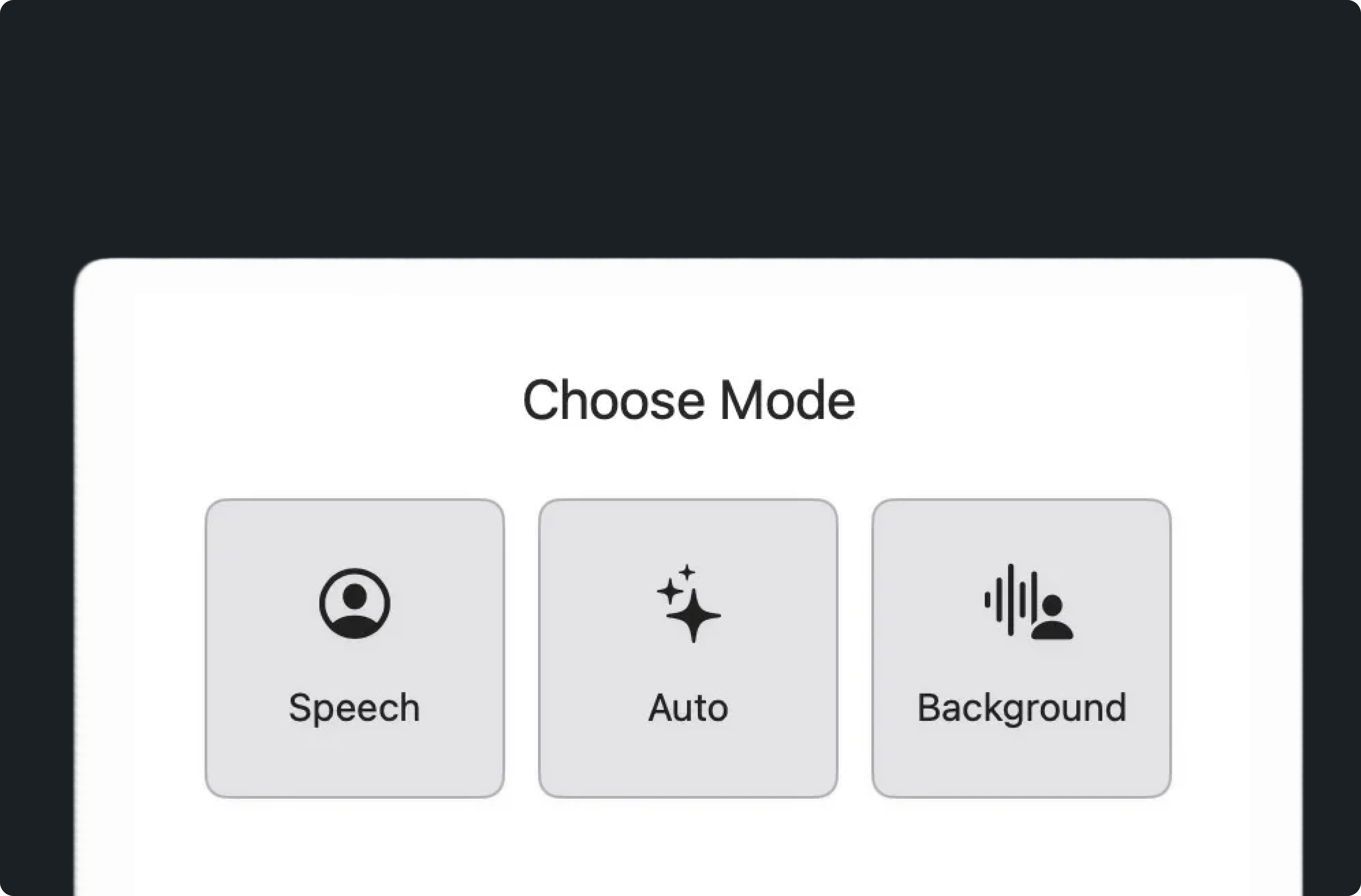 Visualisation of Sharpi Speech Enhancement platform on a black. background