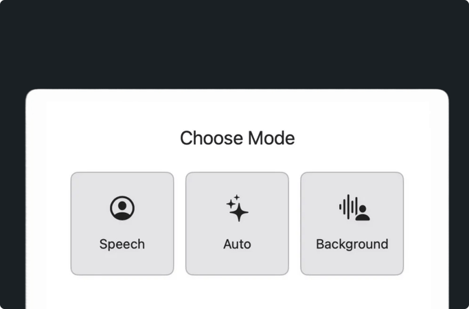 Visualisation of Sharpi Speech Enhancement platform on a black. background